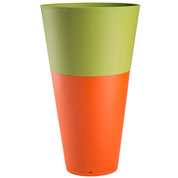 Maceta Tokyo - Naranja / Verde - D.50 A.80 cm